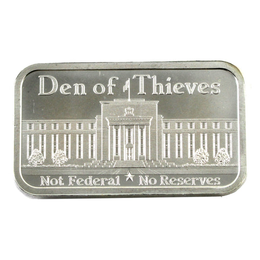 Silver Shield Den of Thieves 1oz. .999 Silver Bar (No Tax) Issues