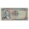 Jamaica 1970 10 Dollar Note, Pick #57, F-VF (Writing)