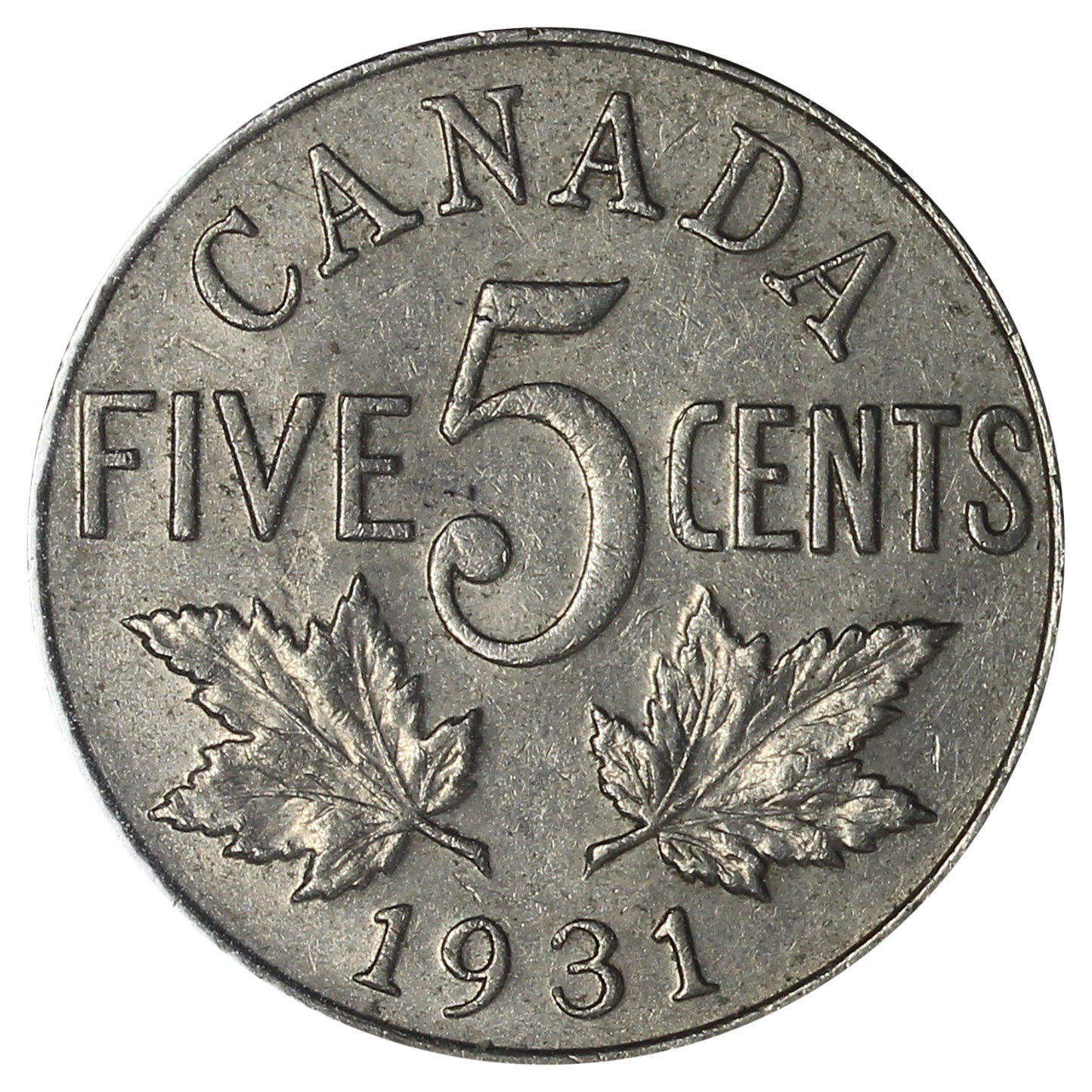 1931 Canada 5-cents EF-AU (EF-45)