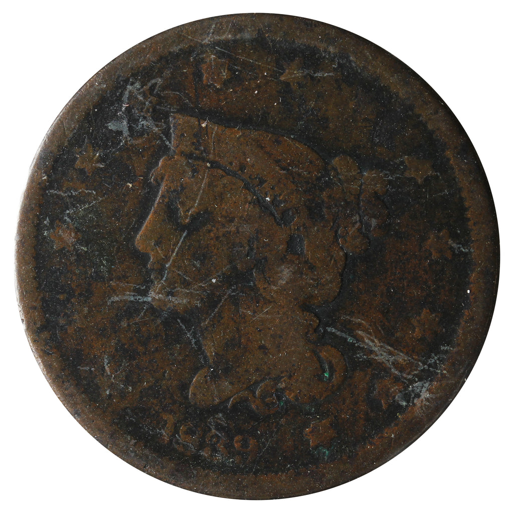 1839 USA Cent G-VG (G-6) Impaired