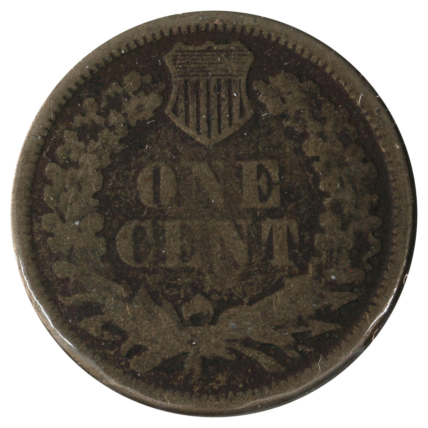 1862 USA Cent G-VG (G-6) Scratched, Cleaned, or Impaired