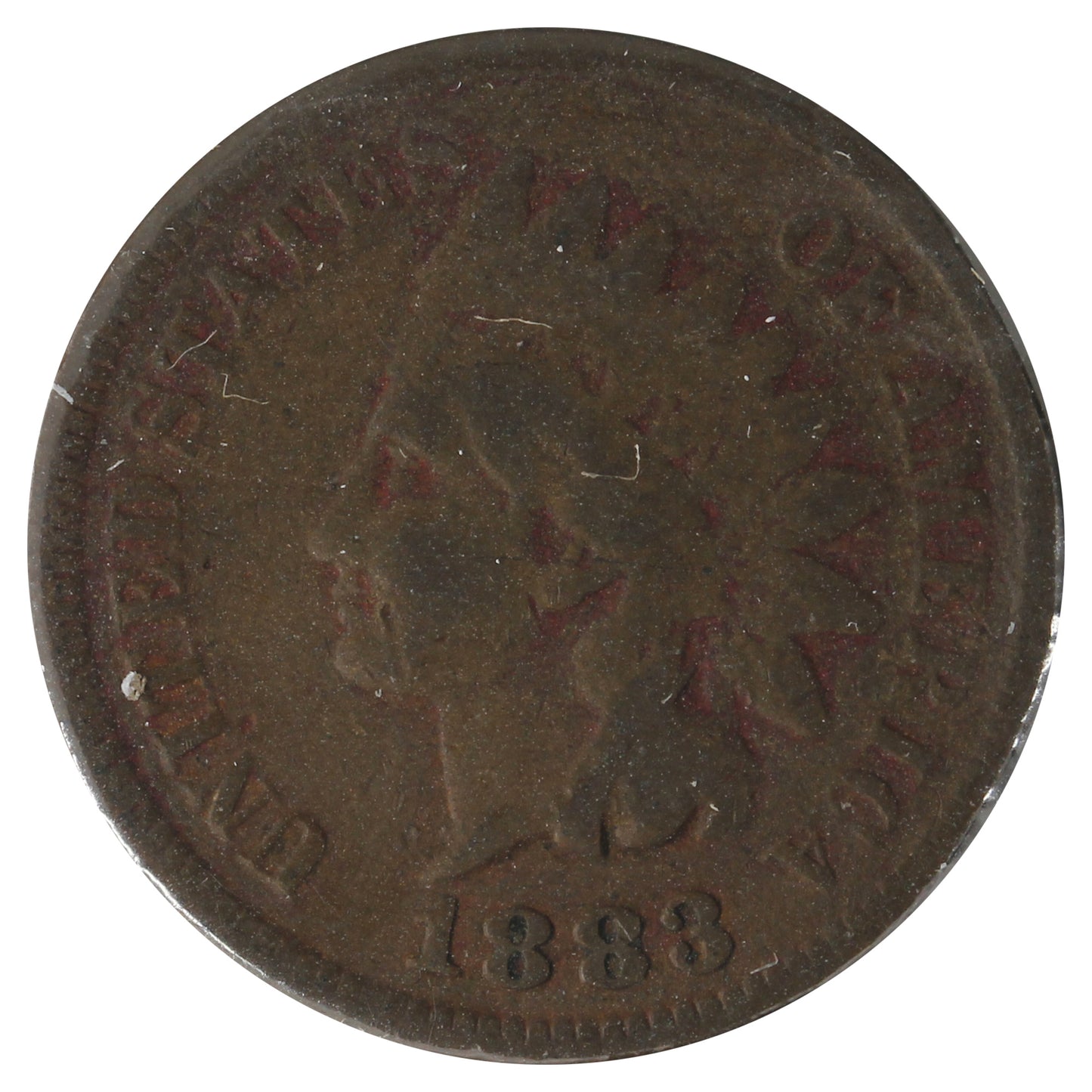 1883 USA Cent G-VG (G-6) Scratched, Cleaned, or Impaired