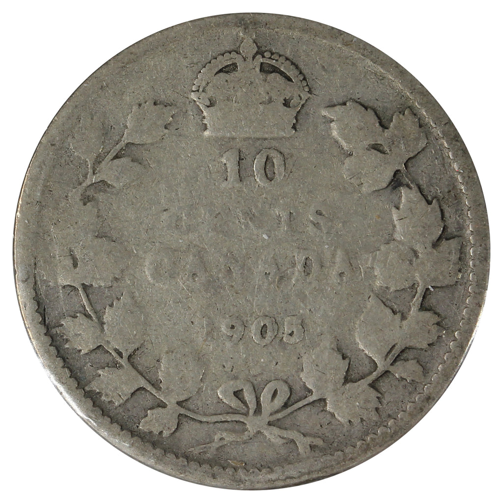 1905 Canada 10-cents Filler (Scratched, Cleaned, or Impaired)