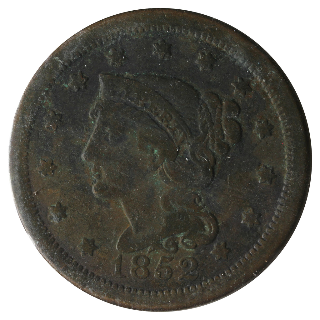 1852 USA Cent Very Fine (VF-20) Impaired