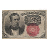 USA 1874 10-cent Fractional Currency Note, FR #1266, Red Seal