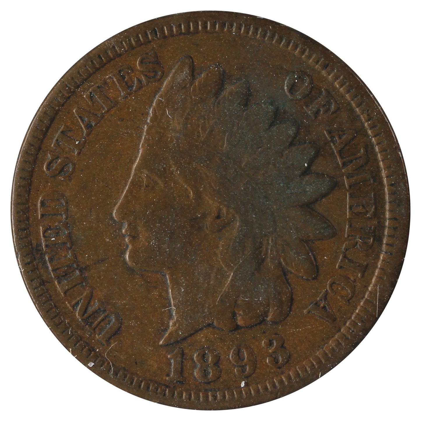 1893 USA Cent Very Fine (VF-20) Impaired