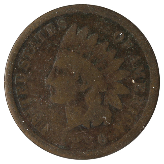 1886 Var.1 USA Cent G-VG (G-4) Scratched, Cleaned or Impaired