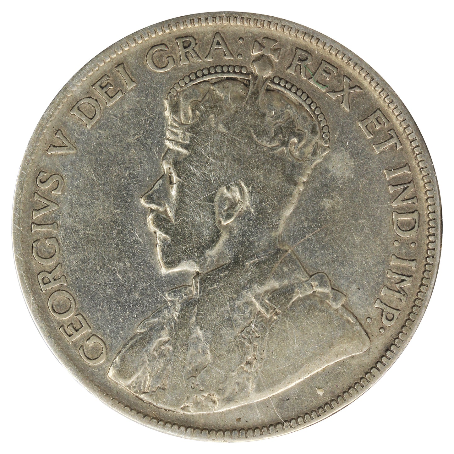 1932 Canada 50-cents Very Good (VG-8) Impaired