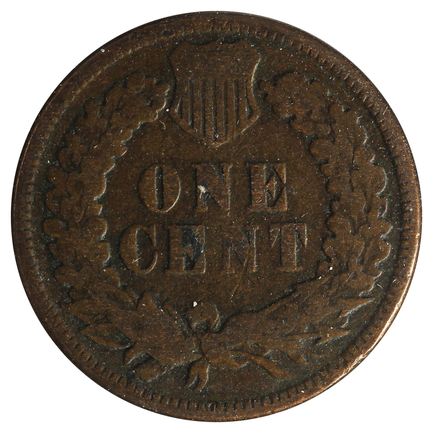 1875 USA cent VG-F (VG-10) Impaired