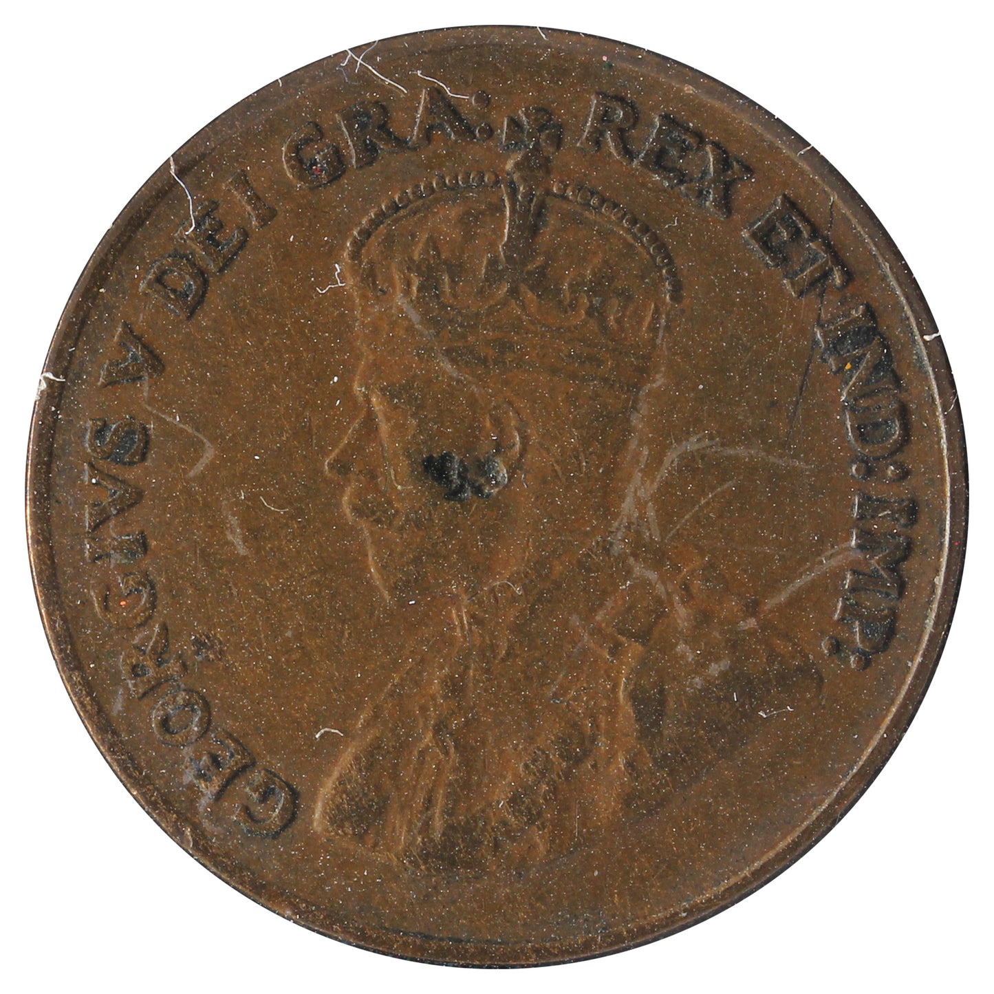 1922 Canada 1-cent Very Fine (VF-20) Impaired