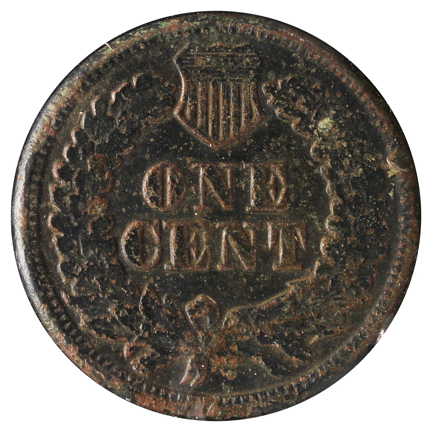 1863 USA Cent VF-EF (F-15) Impaired