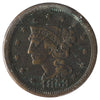 1853 USA Cent VF-EF (VF-30) Corrosion