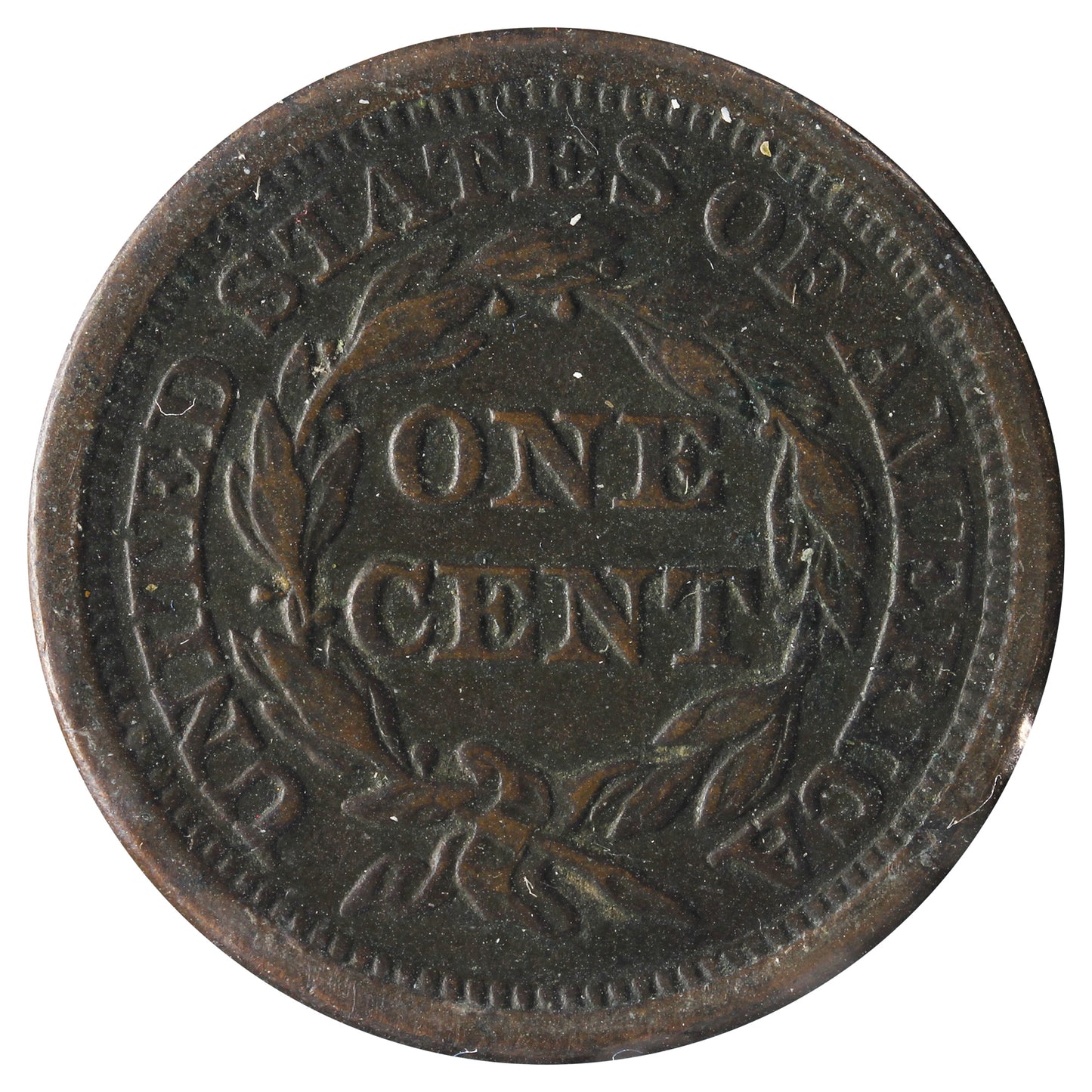 1853 USA Cent VF-EF (VF-30) Corrosion