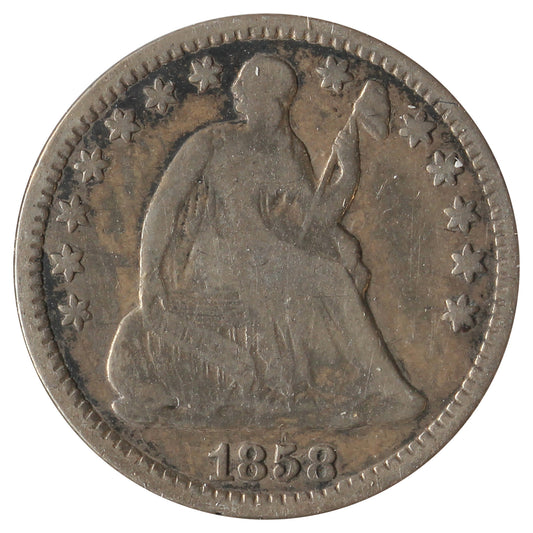 1858O USA Half Dime G-VG (G-6) Scratched