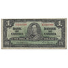 BC-21a 1937 Canada $1 Osborne-Towers, A/A, VF