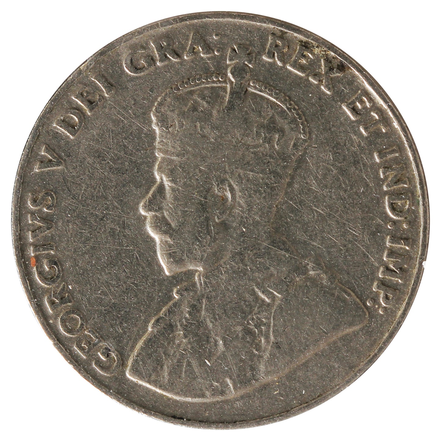 1926 Far 6 Canada 5-Cents VG-F (VG-10) Scratched