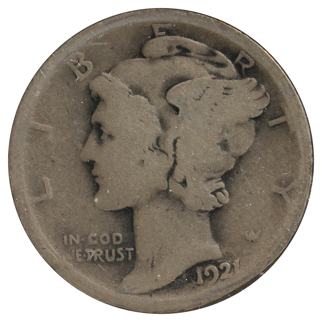 1921 USA Dime Good (G-4) Impaired