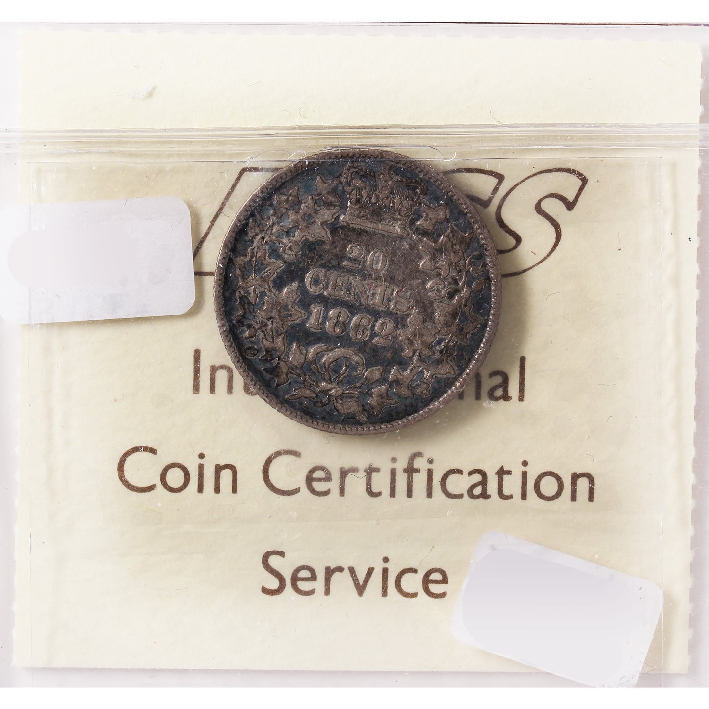 1862 New Brunswick 20-Cents ICCS Certified VF-30