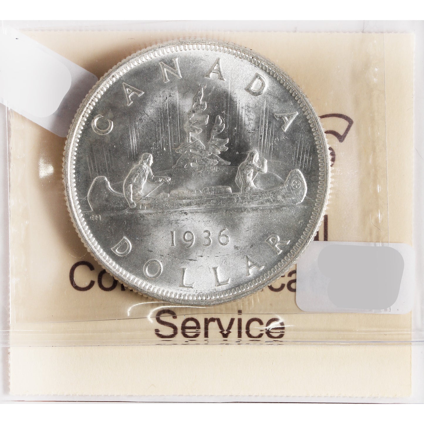 1936 Canada Dollar ICCS Certified MS-64