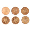 Lot of 6x Trump Themed 1oz. .999 Fine Copper Rounds, 6Pcs.