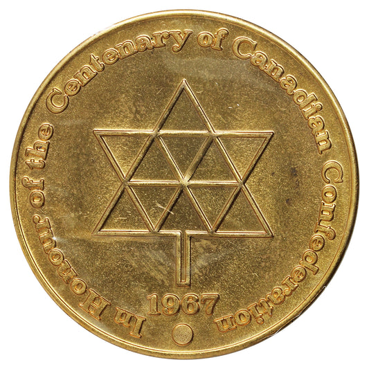 1966-1967 British Columbia's Centenary and Canadian Confederation Medallion