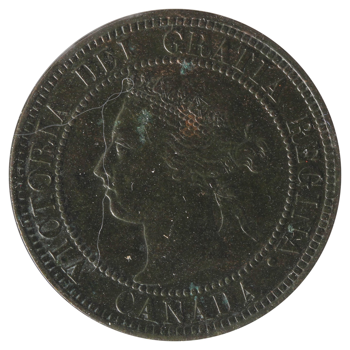 1900 Canada 1-cent EF-AU (EF-45) Impaired