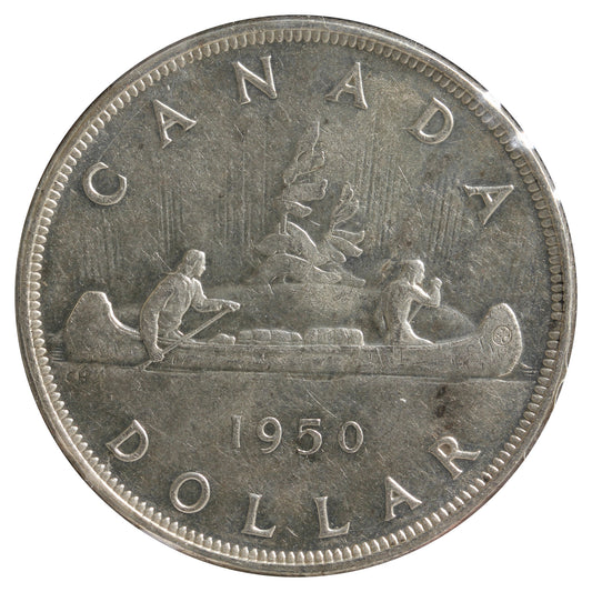 1950 SWL Canada Dollar Extra Fine (EF-40) Spots