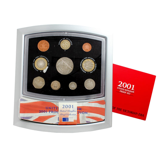 2001 United Kingdom Proof Set (Scratched)