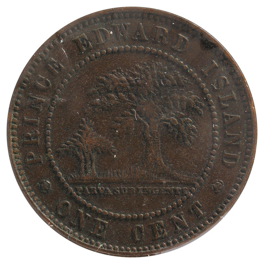 1871 Prince Edward Island 1-Cent, VF-EF (Impaired)