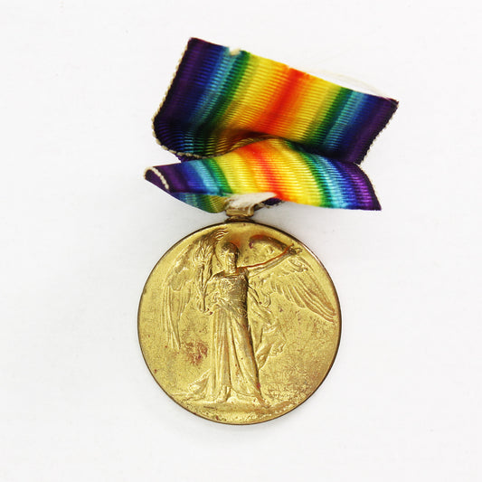 1919 Allied Victory WWI Medal W/Ribbon Issued to Pte. C.M. Collard