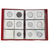 Lot of 60x Italy Decimal Coins in Unisafe Red 60-Pocket Coin Stock Book, 60Pcs.