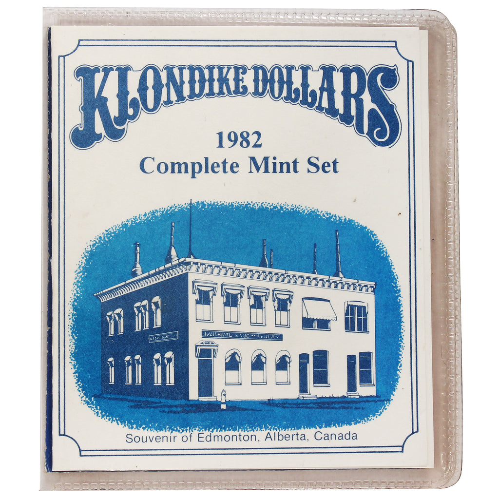 1982 Klondike Souvenir Dollars Complete Mint Set (Impaired)