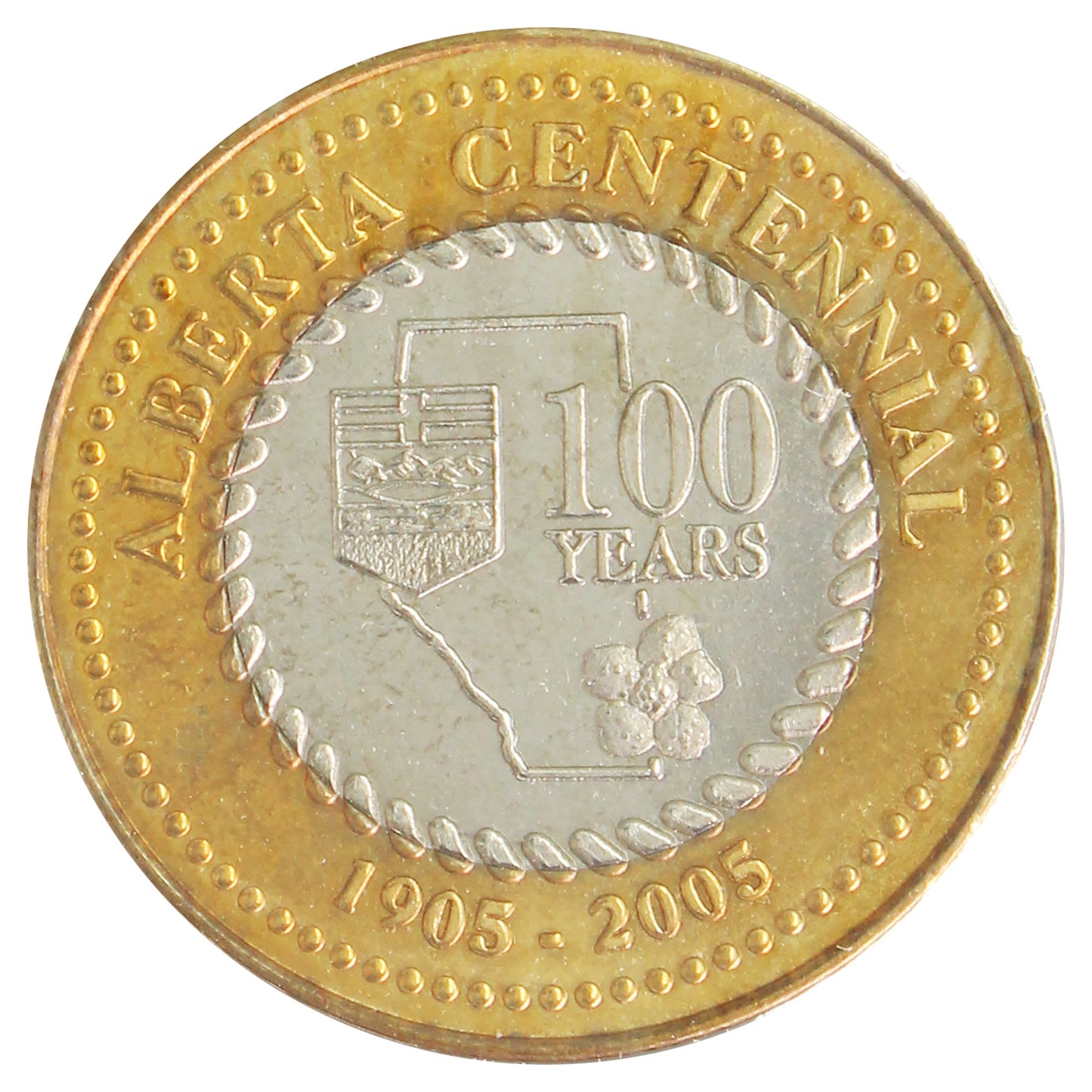 2005 Town of Vauxhall, Alberta Centennial Token