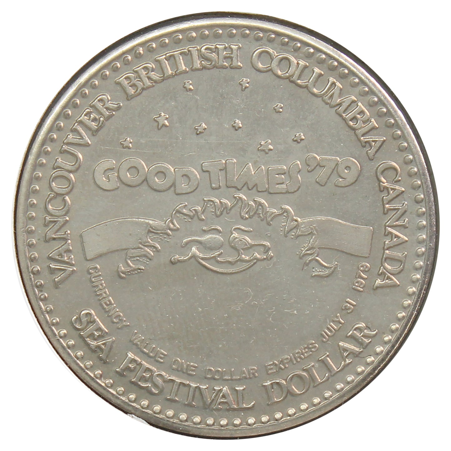 1979 Vancouver, BC - Good Times Sea Festival Dollar