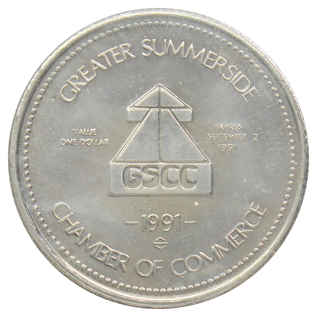 1991 Summerside, PEI- 60th Anniversary Legion Trade Dollar Token