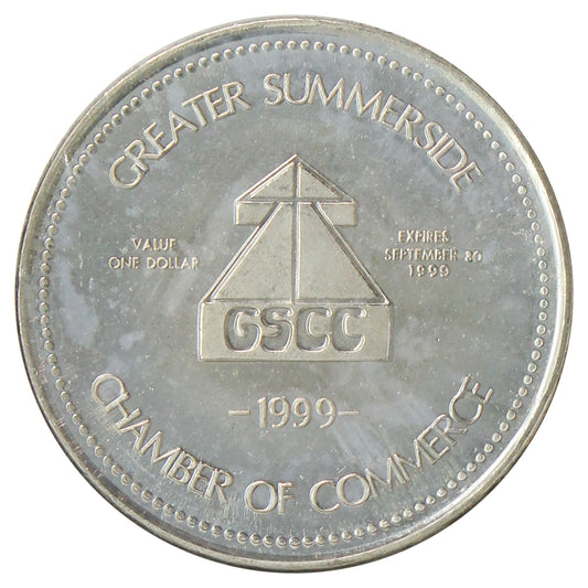 1999 Summerside, PEI- Don Messer Trade Dollar Token