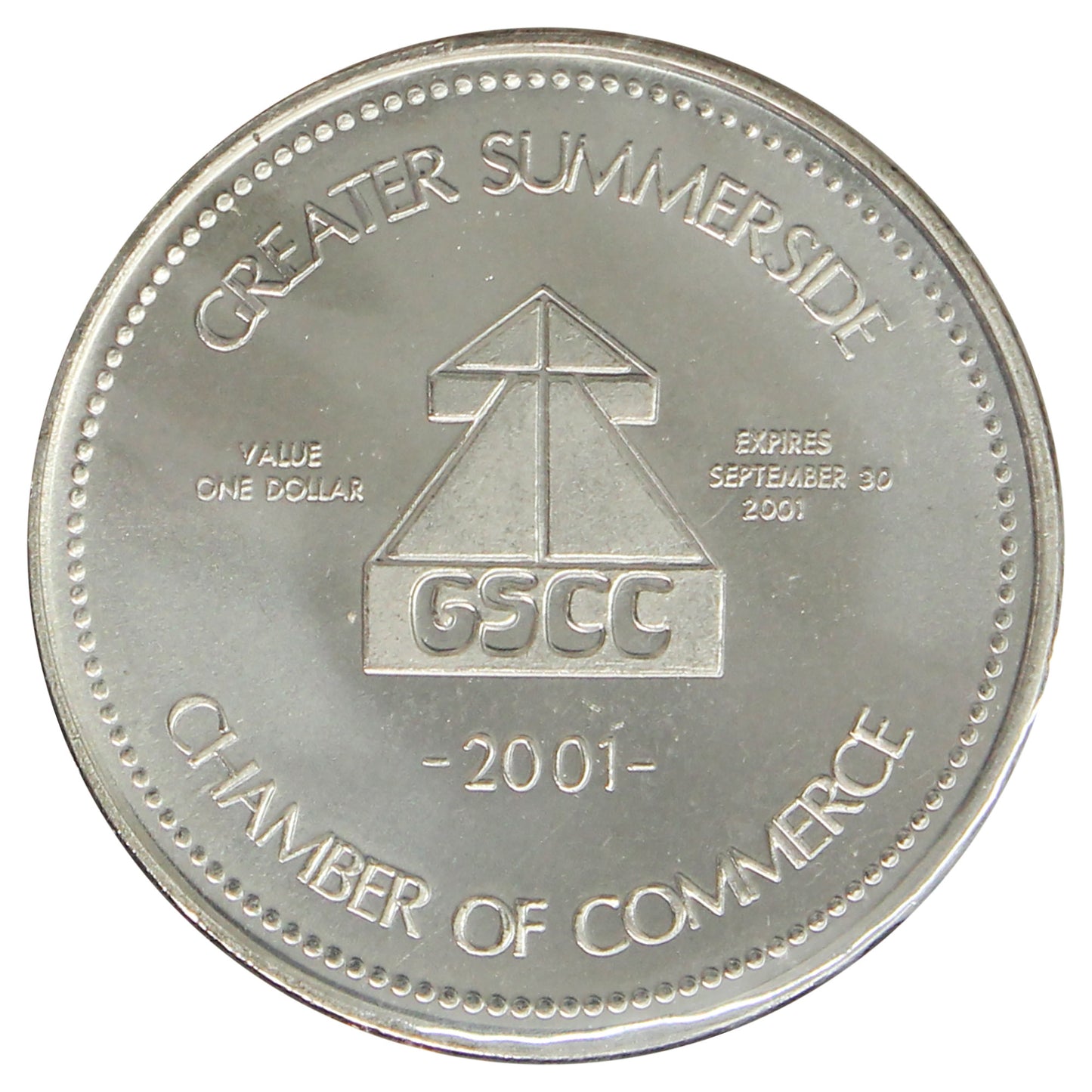 2001 Summerside, PEI - Emily of New Moon Trade Dollar Token