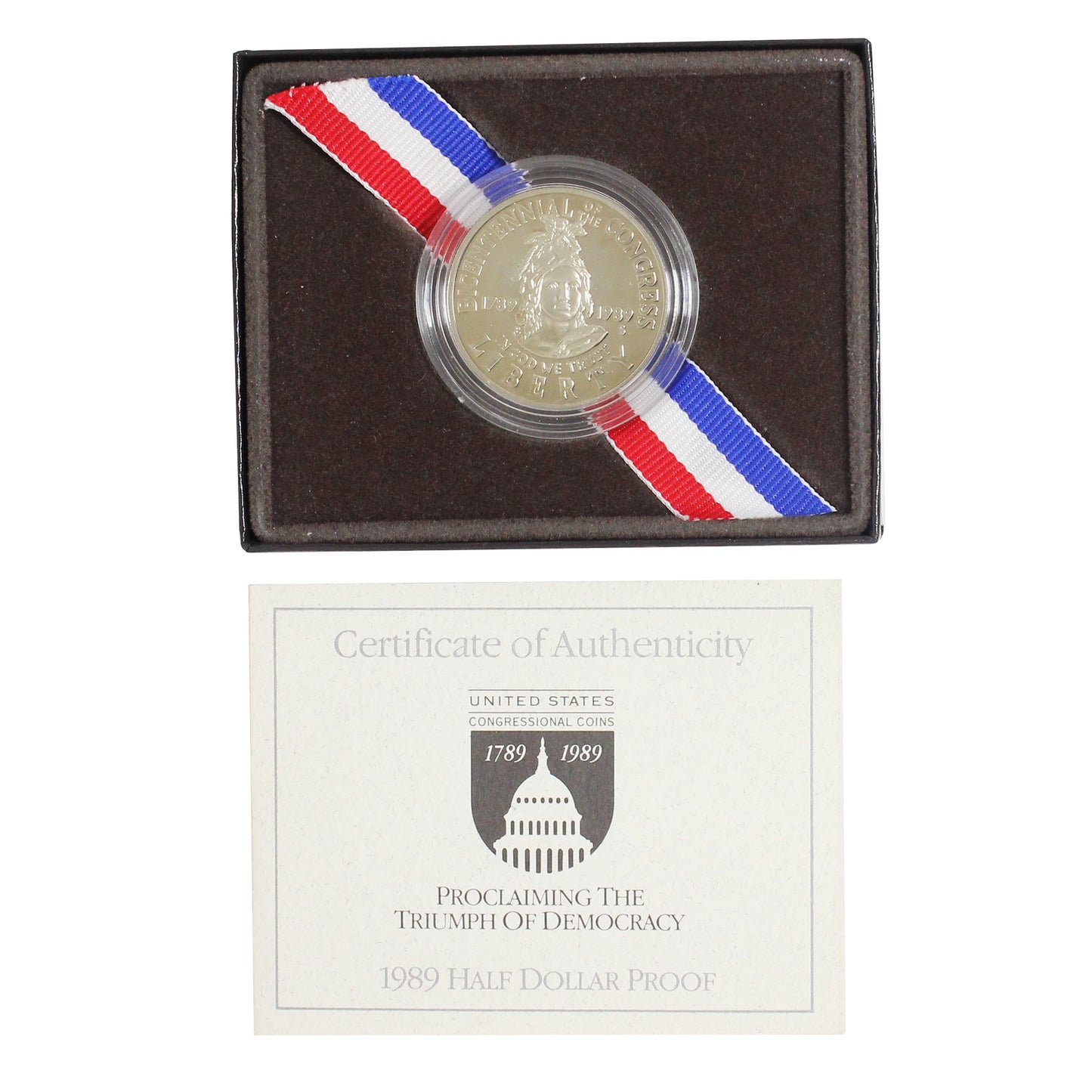 1989 S USA Bicentennial of Congress Half Dollar Proof in Box (Issues)