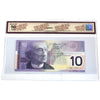 BC-63a 2001 Canada $10 Knight-Thiessen, Printed in 2000, FDY BCS Cert. AU-50 Orig.