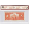 BC-5 1935 Canada $5 Osborne-Towers, English, Check Letter A BCS Certified VF-20