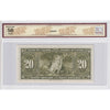 BC-25b 1937 Canada $20 Gordon-Towers, D/E BCS Certified AU-58 Original