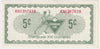 S5-B-KN 1976 Canadian Tire Coupon 5 Cents Uncirculated