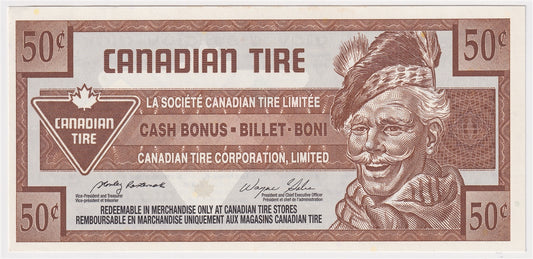 S27-Ea03-90 Replacement 2003 Canadian Tire Coupon 50 Cents Uncirculated