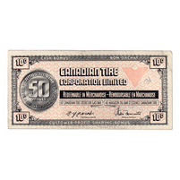 S2-C-T 1972 Canadian Tire Coupon 10 Cents Very Fine (Ink)