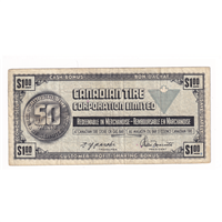 S3-F-W 1972 Canadian Tire Coupon $1.00 Fine