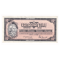 S4-C-CM2 Orange # 1974 Canadian Tire Coupon 10 Cents VF-EF