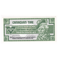 S15-Ba-90 Replacement 1992 Canadian Tire Coupon 5 Cents Almost Uncirculated