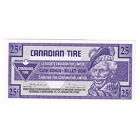 S15-Da-90 Replacement 1992 Canadian Tire Coupon 25 Cents Extra Fine