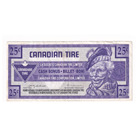 S15-Da-90 Replacement 1992 Canadian Tire Coupon 25 Cents Very Fine