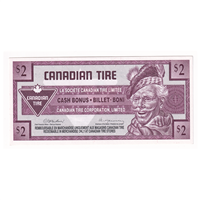 S16-G-00 1992 Canadian Tire Coupon $2.00 Uncirculated